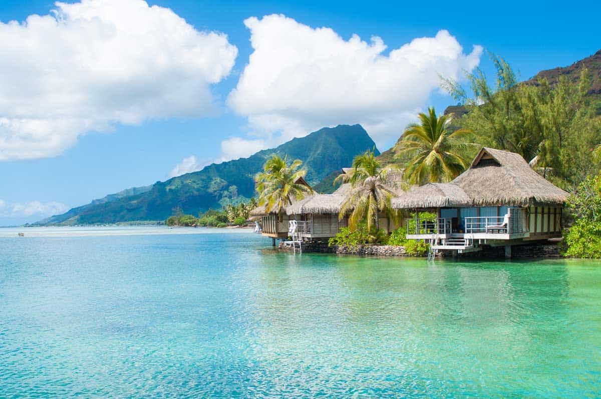 Stadt Auf Tahiti