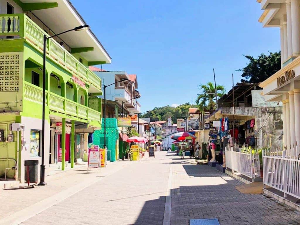 Die Stadt St Ignacio in Belize