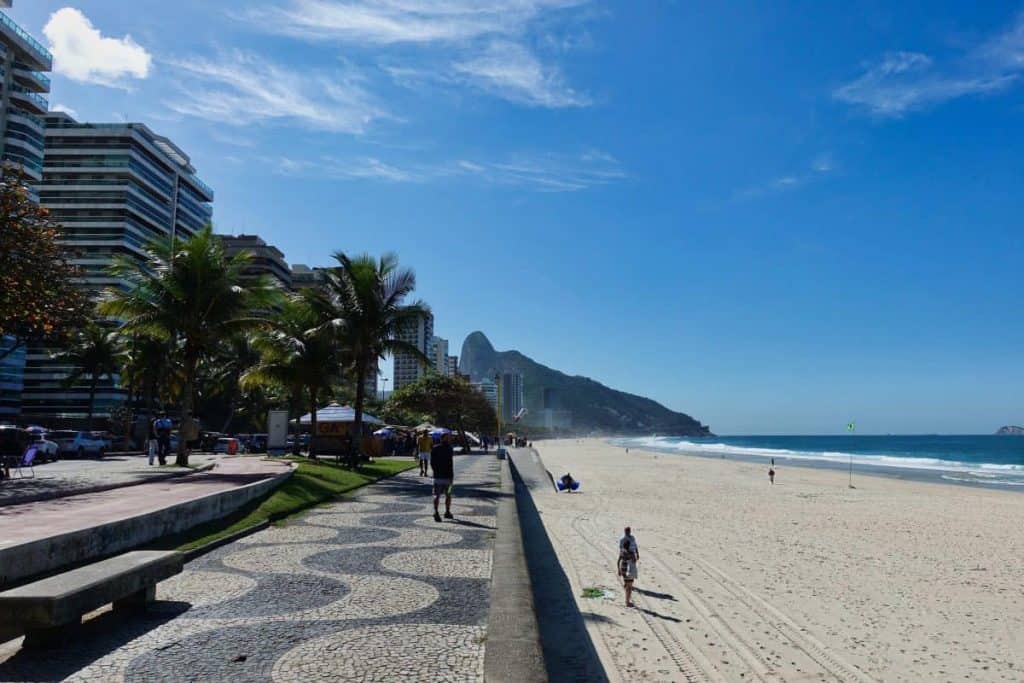 Strand in Rio de Janeiro Brasilien