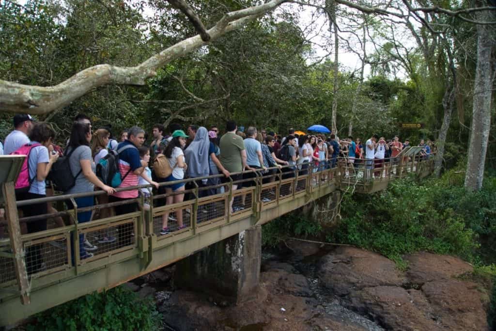 Brücke Iguazú-Wasserfälle
